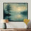 Brume d'hiver, paysage de lac romantique - salon d'art mural lac