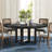 Cross Legs Solid Wood Round Dining Table-2121157173