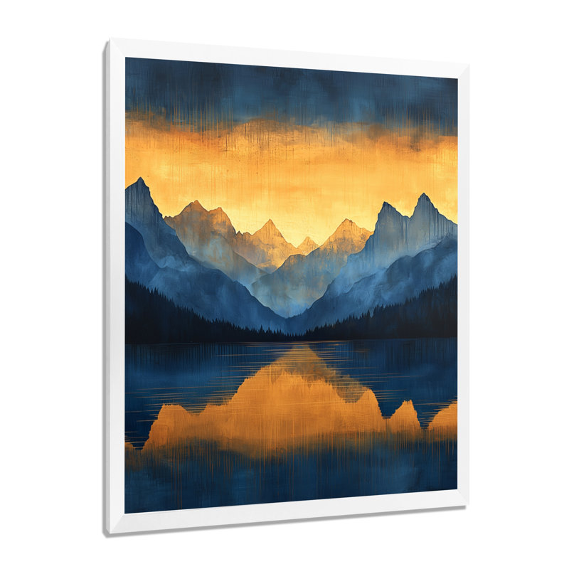 Graysan - Paysages, impressions d'art mural, H 32 po x l 24 po, Impression de cadre photo, Blanc