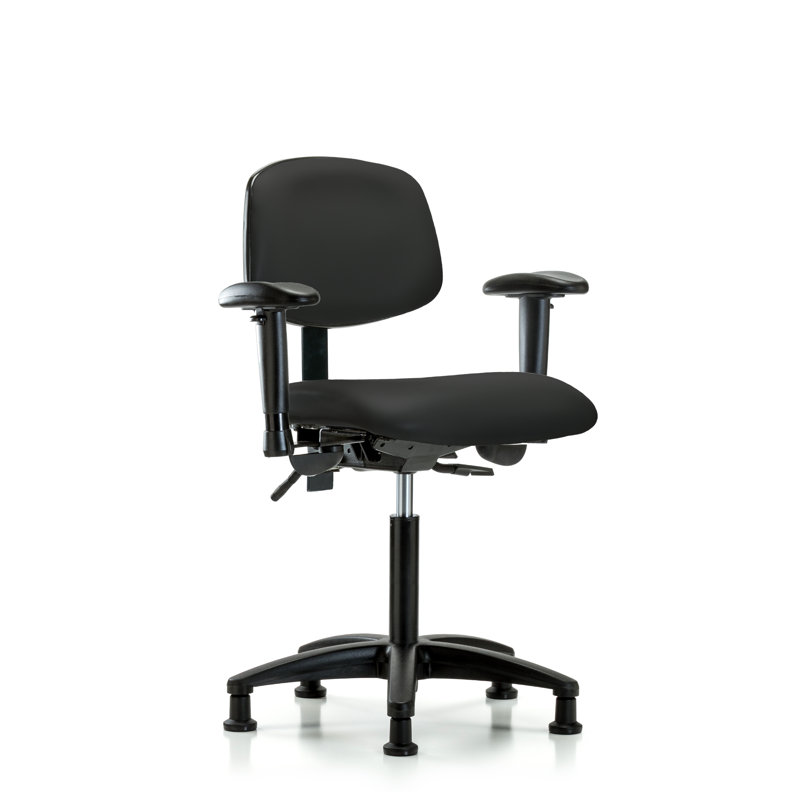 Timothy Task Chair, Black, Glides, Not Included