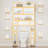 Over The Toilet Storage Cabinet with Acrylic Sliding Door Panel-2069999048