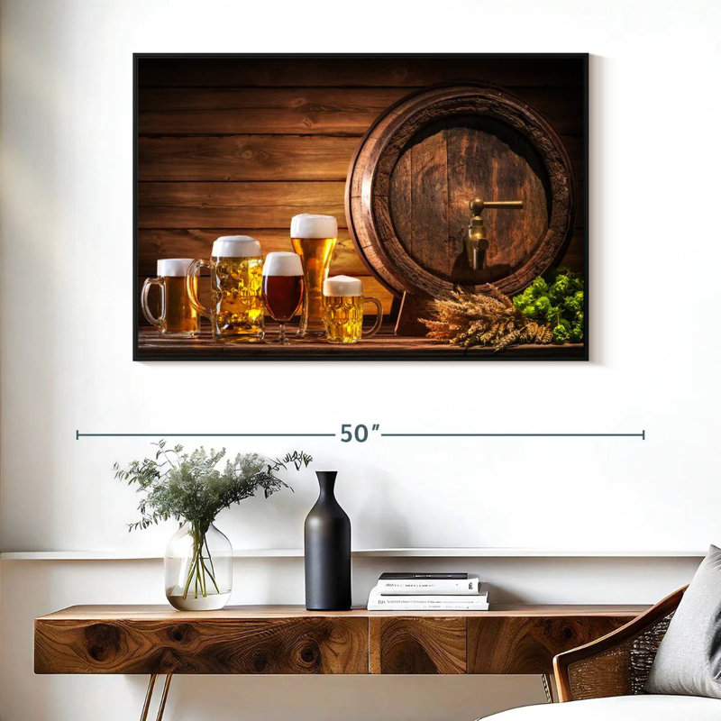 Yarlin Beer Barrel, 27" H x 40" W