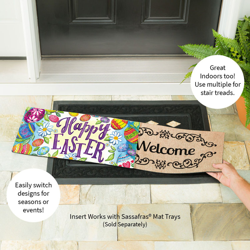 Happy Easter Eggs Sassafras Switch Mat