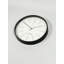 Horloge murale élégante Elegant, 11,8 pouces de diamètre, cadre en plastique noir, couvercle en verre véritable, 1,8 pouce d'épaisseur | Décoration élégante et fonctionnelle | Parfait pour le salon, la chambre à coucher et les espaces de bureau-105518514
