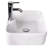 Ebern Designs Jeydon 14.5'' Ceramic Rectangular Bathroom Sink with Faucet