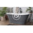 67" Kateryn Cast Iron Freestanding Bateau Tub-66162854-66162855