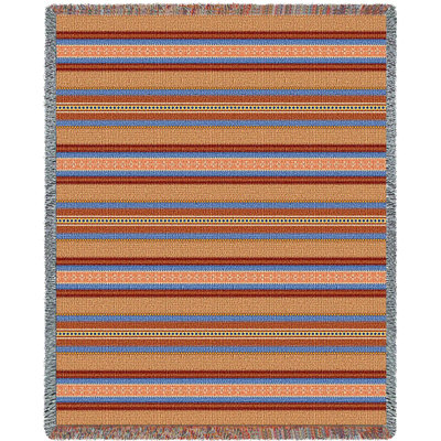 Jeté Pure Country Weavers Saddleblanket Sky