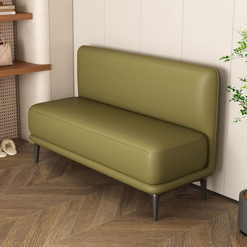 Banc rembourré vert, Vert