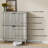 Shoe Storage Cabinet with 2 Flip Drawers,Freestanding Shoe Rack Organizer,Gray Wood