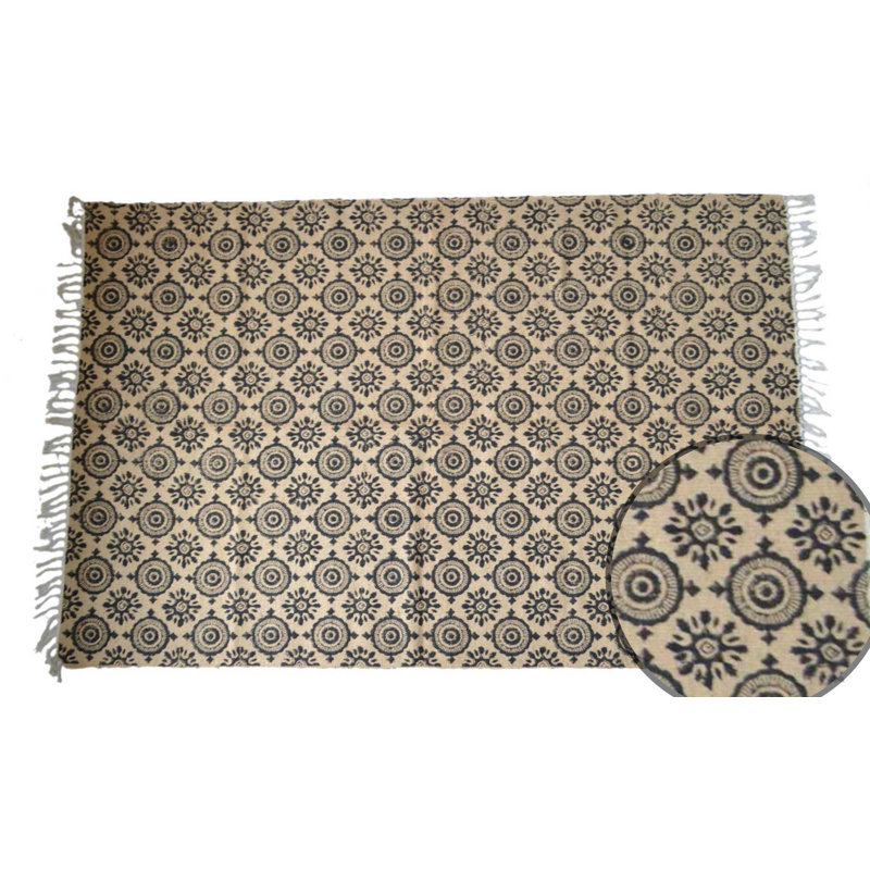 Moroccan Hand Woven Area Rug, Rectangle: 120cm x 180cm