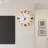 Brown & White Animal Themed Round Wall Clock