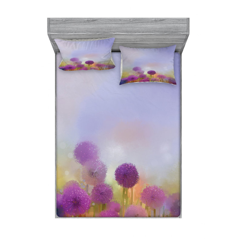 Microfiber Sheet Set, Full Sheet Set with Fitted Sheet