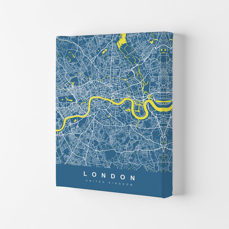 London II - Print, 59.4cm H x 42cm W x 4cm D, Wrapped Canvas