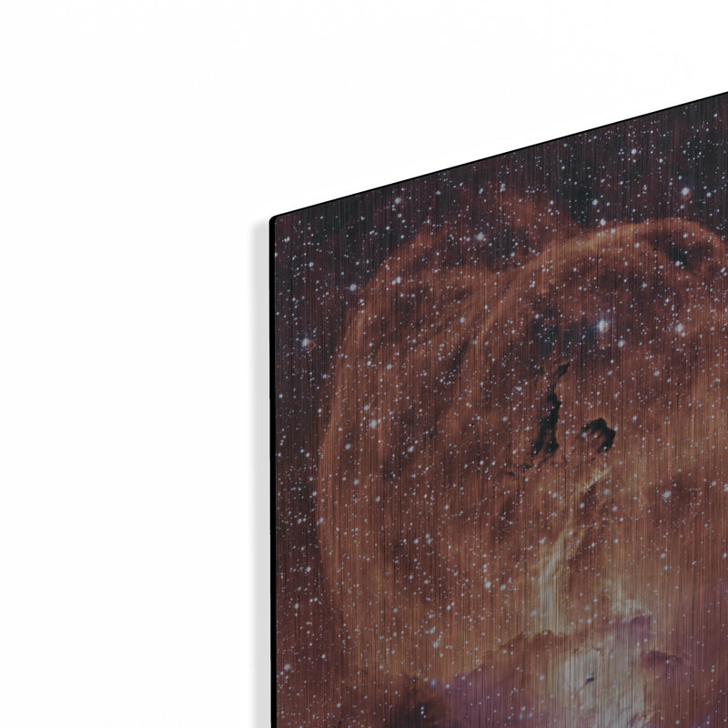 NCL 3576 Nebula, art mural en métal, H 24 po x l 16 po