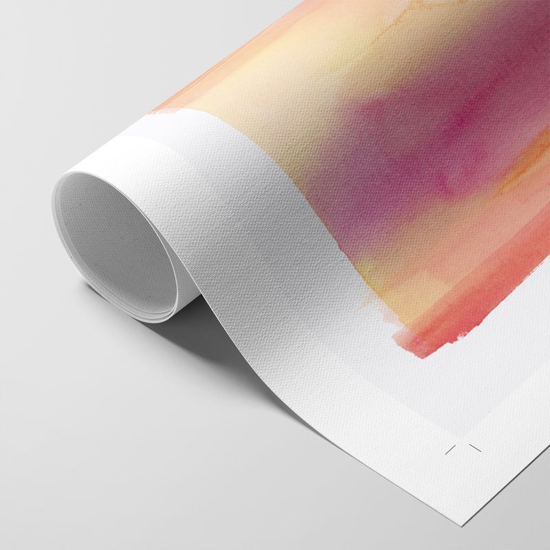Summer Sherbet Wash II - Impression sur toile seulement - NON-CADRE, 60" H x 40" W