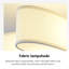Lustre en tissu Nordic Modern