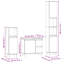 Llorente Bathroom Storage Furniture Set-28376253