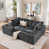 Gray Chenille