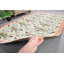 Grand tapis Oushak fait à la main avec motif floral unique pour un élégant décor de salon en beige / orange