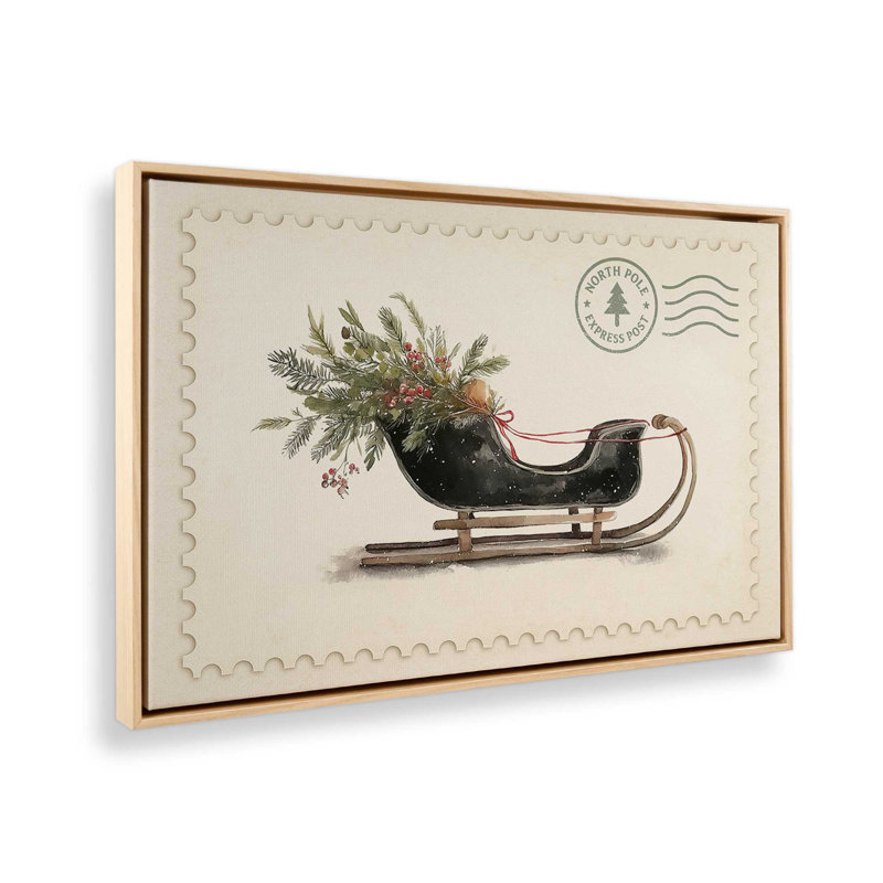Impression sur toile Northiant Sleigh, Érable américain, H 32,75 po x l 48,75 po