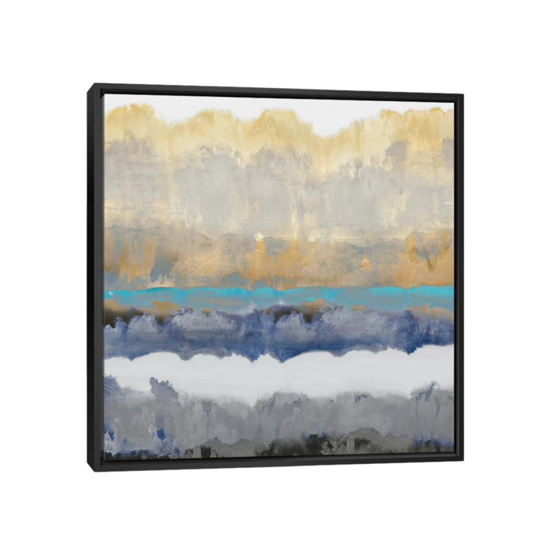 « iii », reproduction d’art sur toile tendue Murmur, H 18 po x l 18 po x P 1,5 po, Toile avec cadre noir, Pas de tapis