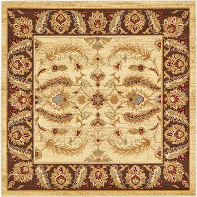 Odyssey Oriental Indoor Rug, Square 4'