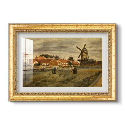 La récolte des pommes de terre, 1875 - Henri De Braekeleer - Estampe encadrée sur mesure