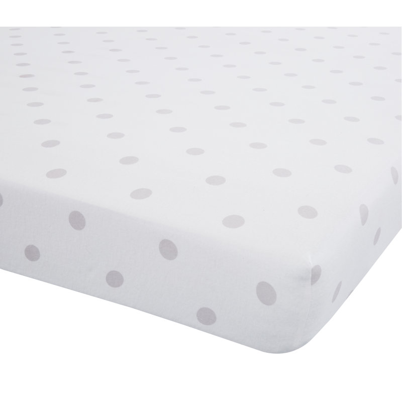 Brushed Polka Sheet Set, King, Natural