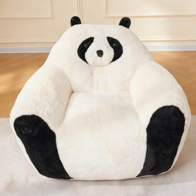 Bean Bag Chair for Kids, Small Bean Bag Couch with Filler, Ultra Soft Floor Sofa for Boys and Girls, Stuffed Lazy Sofa for Bedroom Dorm Reading, Beige by Ivy Bronx
