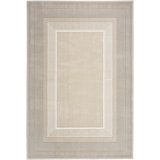 Glitz  Geometric Ivory Area Rug