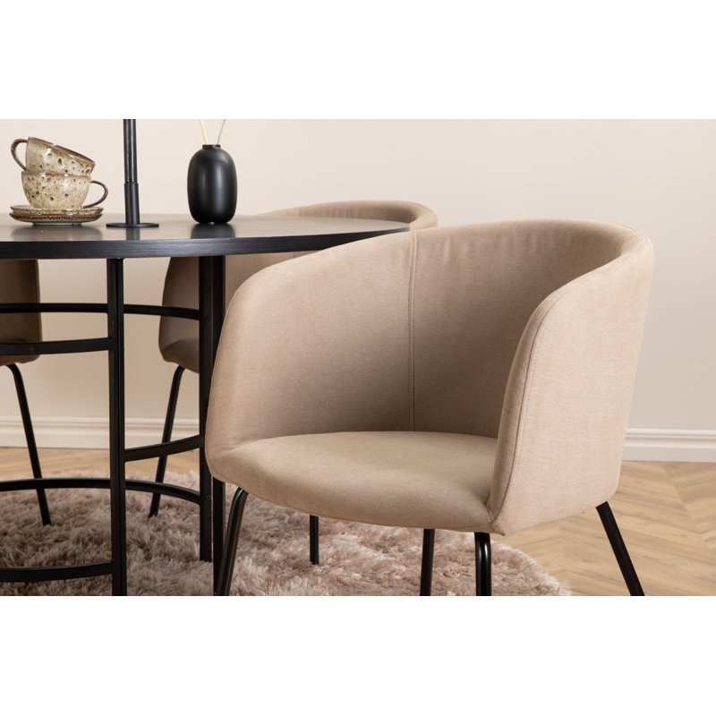 Dolson 4 - Person Dining Set, Taupe