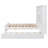 Full Size Wooden Bed With All-in-One Cabinet, Shelf and Sockets-11580596