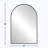 Zakria Aluminium Arch Wall Mirror-559954477-559954475