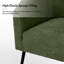 Chaise avec accoudoirs modernes 27,5 po Cadie-129776324