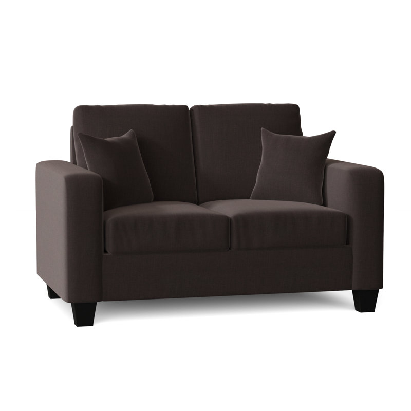 Dorothea  Upholstered 59.5'' Loveseat, Oscar Coffee
