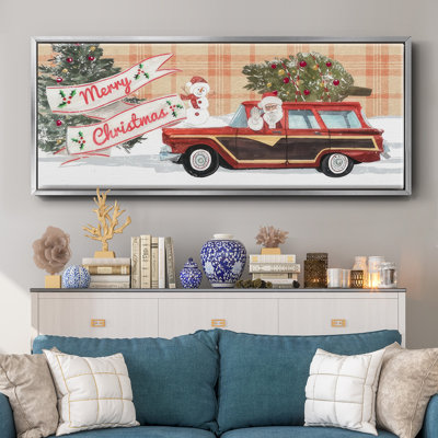 Christmas Roadtrip - toile encadrée