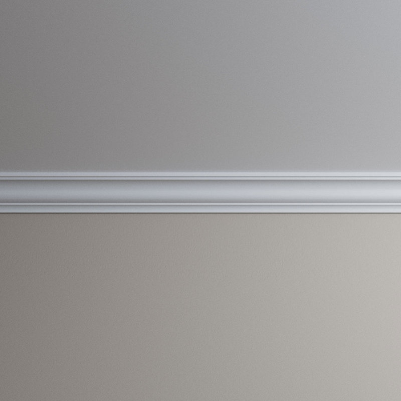 Azriel 96 in. Unfinished Polyurethane Crown Moulding