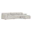 Canapé modulaire rembourré 4 pièces Morell-114773316