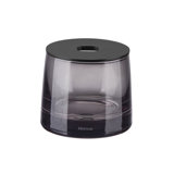 AVA Glass Storage Container - Black Glass with Black Lid