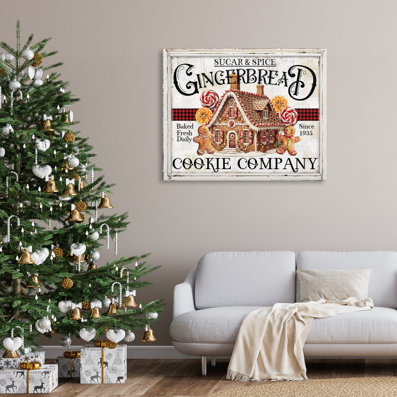 Art mural sur toile Gingerbread, H 36 po x l 48 po