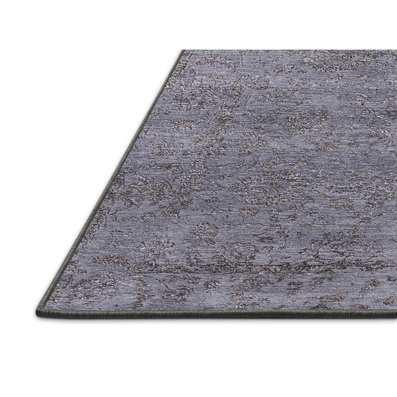 Tapis gris Shaunda, Rectangle 5 pi x 8 pi