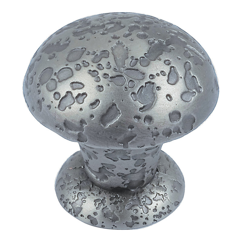 Olde World 1" Diameter Mushroom Knob, Pewter