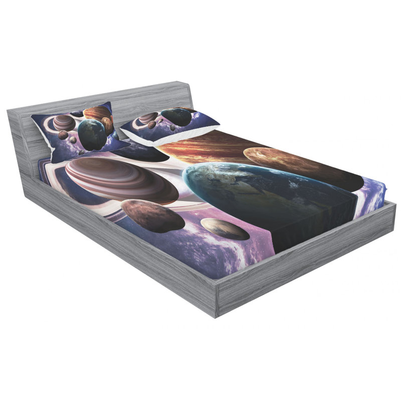 Microfiber Sheet Set, Full Sheet Set with Fitted Sheet
