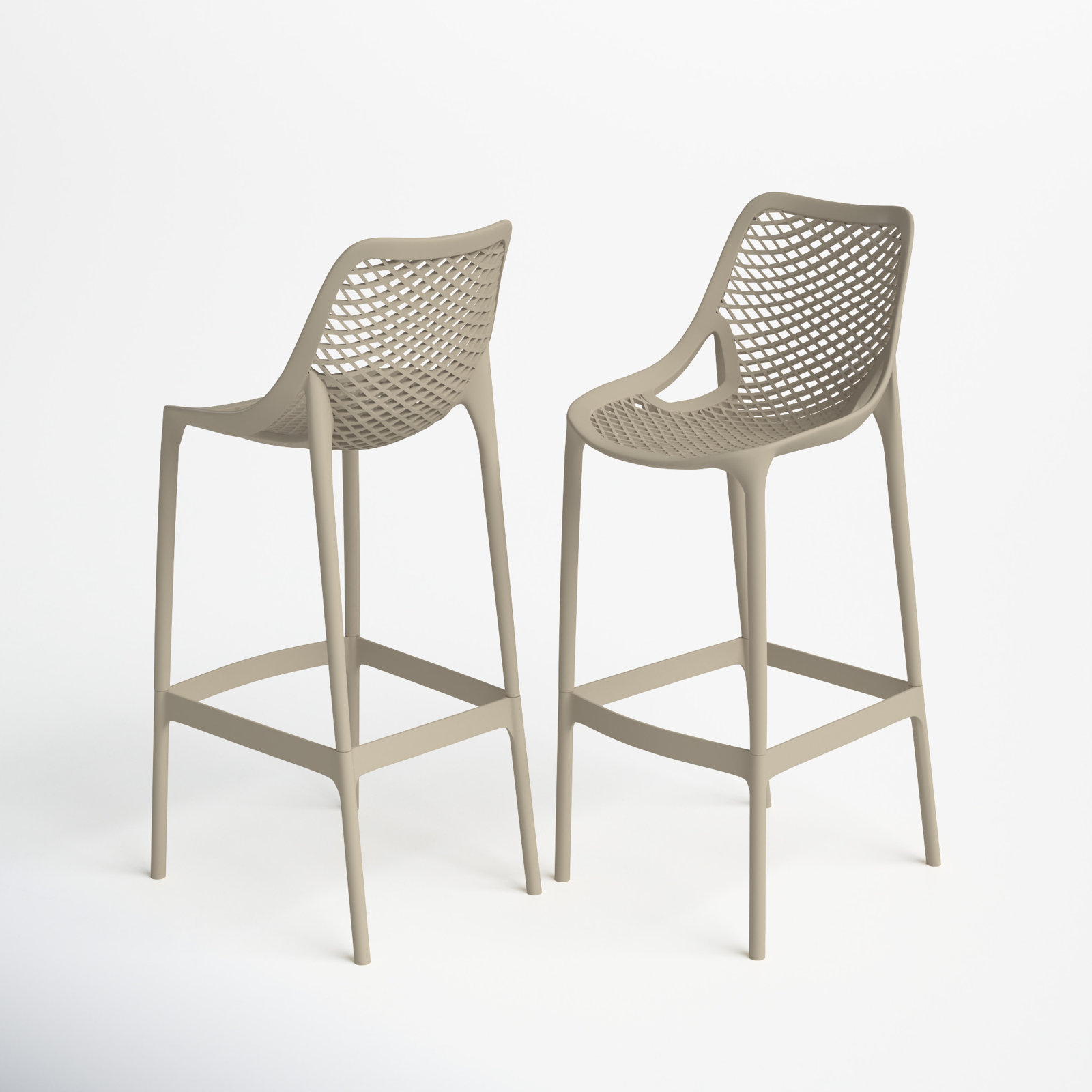 Farrah Patio Bar Stool, Tropical Green, 29.5"