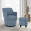 Fauteuil demi-tonneau pivotant avec rangement 360 °-426294277