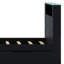 Élégant lit de jour en bois avec lit gigogne, bureau, lumières DEL et système de charge USB-348504397