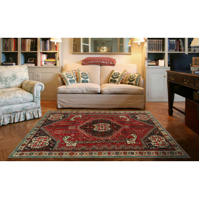 Keaire One-of-a-Kind 4'10" X 8'3" 1980s Runner Wool Area Rug in