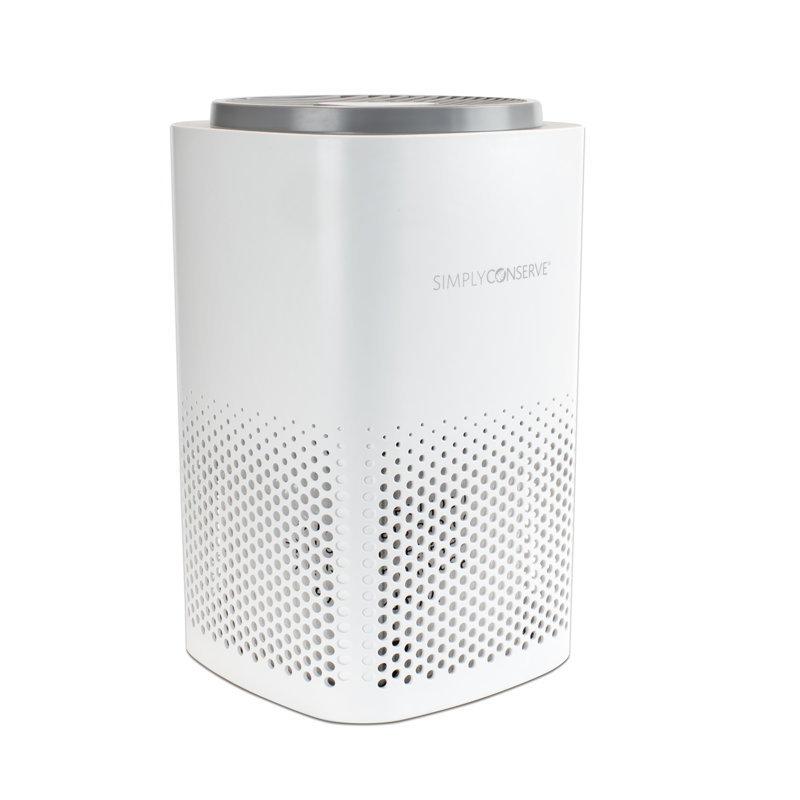White Energy Star HEPA Air Purifier with Odor Control