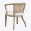 Chaise avec accoudoirs de salle à manger (ensemble de 2)
