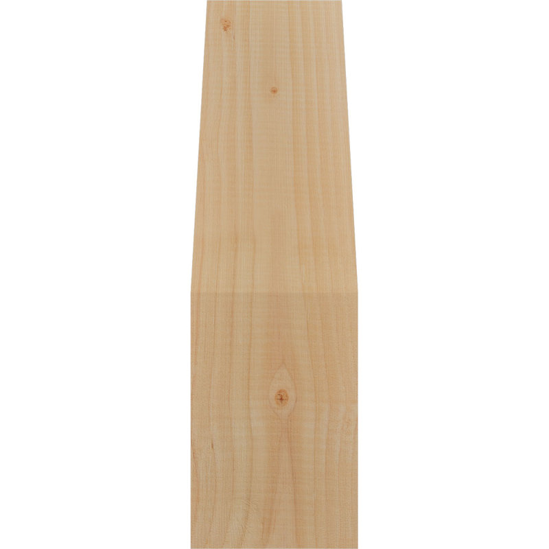 Attelle de genou olympique, Sapin de Douglas, Attelle lisse, H 20 po x l 5,5 po x P 8 po